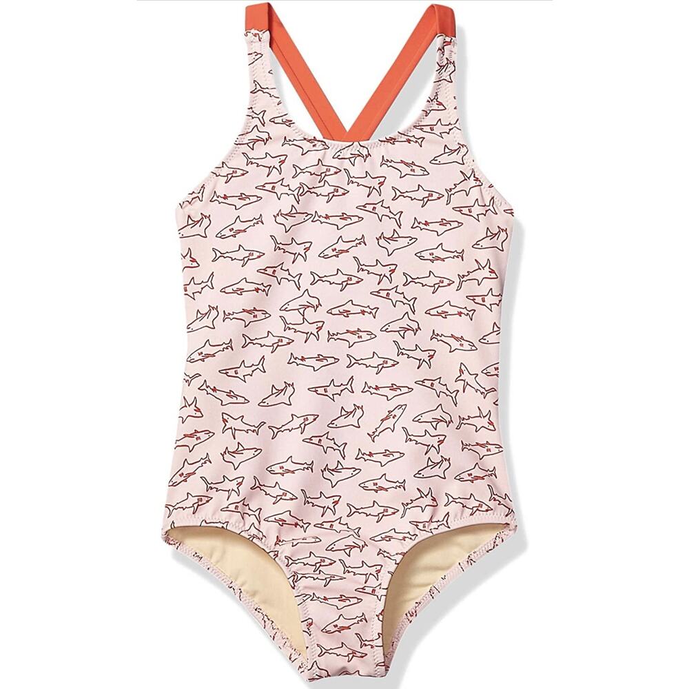 Amazon Essentials One piece Shark Swimsuit Nwt Small